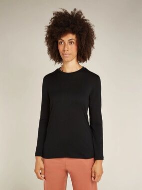 ICEBREAKER • Merino 150 Tech Lite Long Sleeve T-Shirt in Black